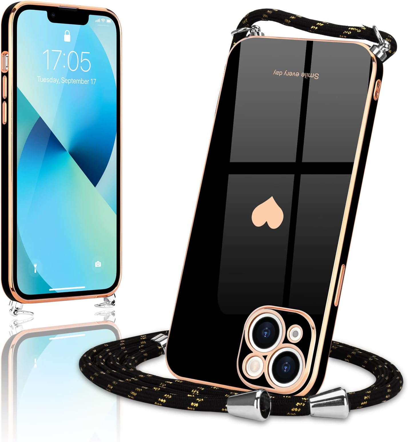 5 In 1 Silikon Hülle IPhone 16 15 14 13 12 Schutz Case 5 In 1 Handyhülle Für IPhone 16 Bis 11 - Inkl. Schutzglas & Kameraschutz, Transparent IPhone 14 Pro Silikon Hülle - Foto 9