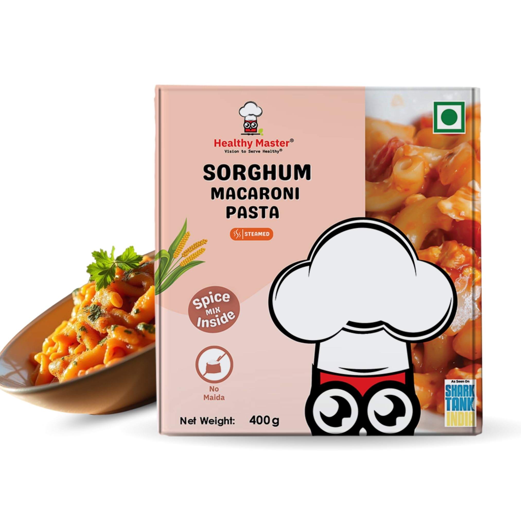 Healthy Master Multi Millet Pasta Combo - Pack of 2 (400g each) - Vegan protein with Mulitgrain, high fibre & No Maida Pasta | Made of Healthy Sorghum Macaroni-image-22