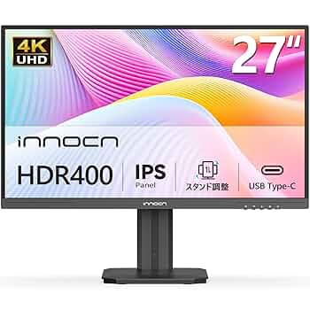 INNOCN 27インチ 4K UHD HDR1000 ゲーミングモニター Amazon.co.jp: INNOCN ゲーミングモニター 27インチ ゲーム