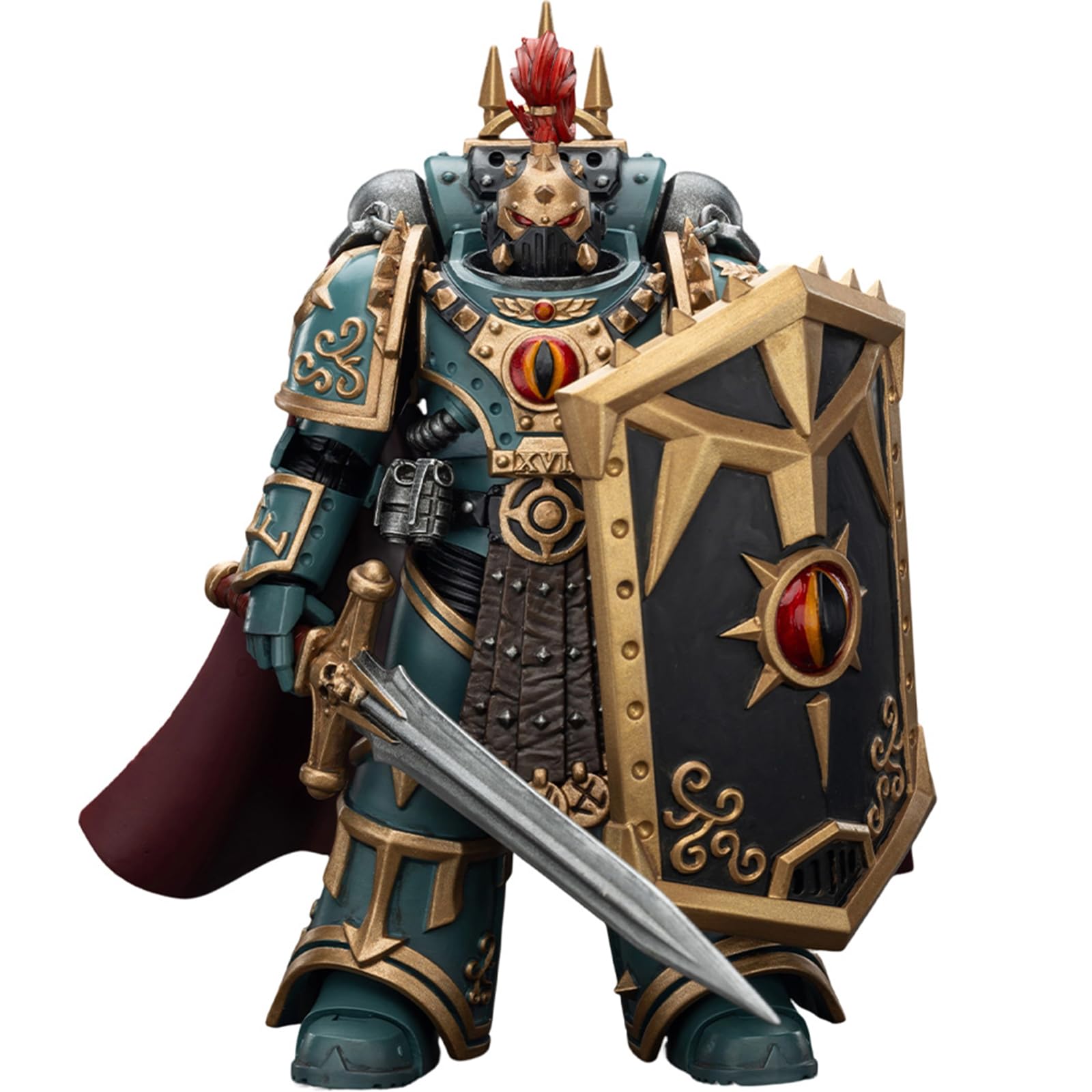JOYTOY Warhammer 40k Sons of Horus 'Little’ Horus Aximand,Captain of the 5th Company 1/18 Action Figure Collect And Display Model