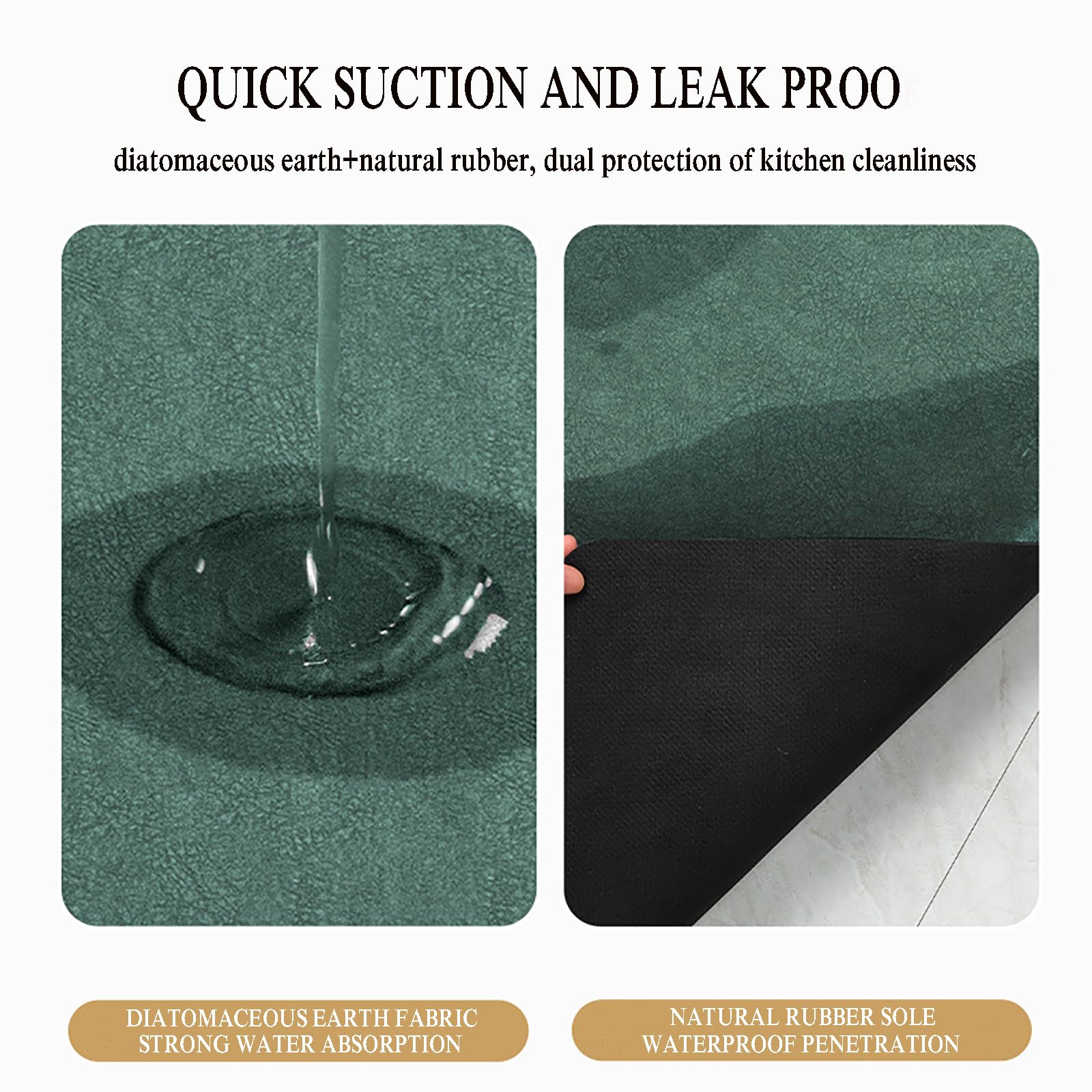 JEDTAKCT Tapis Cuisine Antiderapant Ntidérapant Lavable