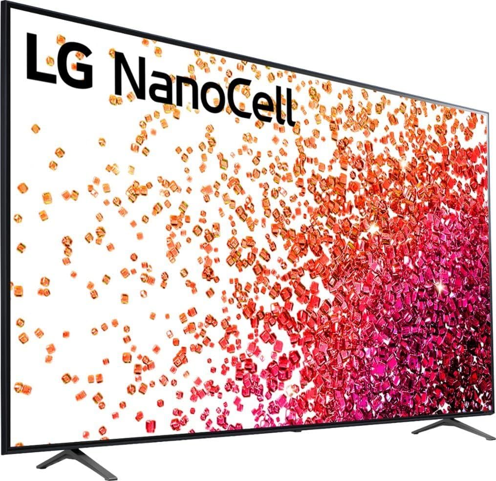 LG NanoCell 75 Series 86” Alexa Built-in 4k Smart TV (3840 x 2160), 120Hz Refresh Rate, AI-Powered 4K Ultra HD, Dolby Cinema, Dolby Vision (86NANO75UPA, 2021)