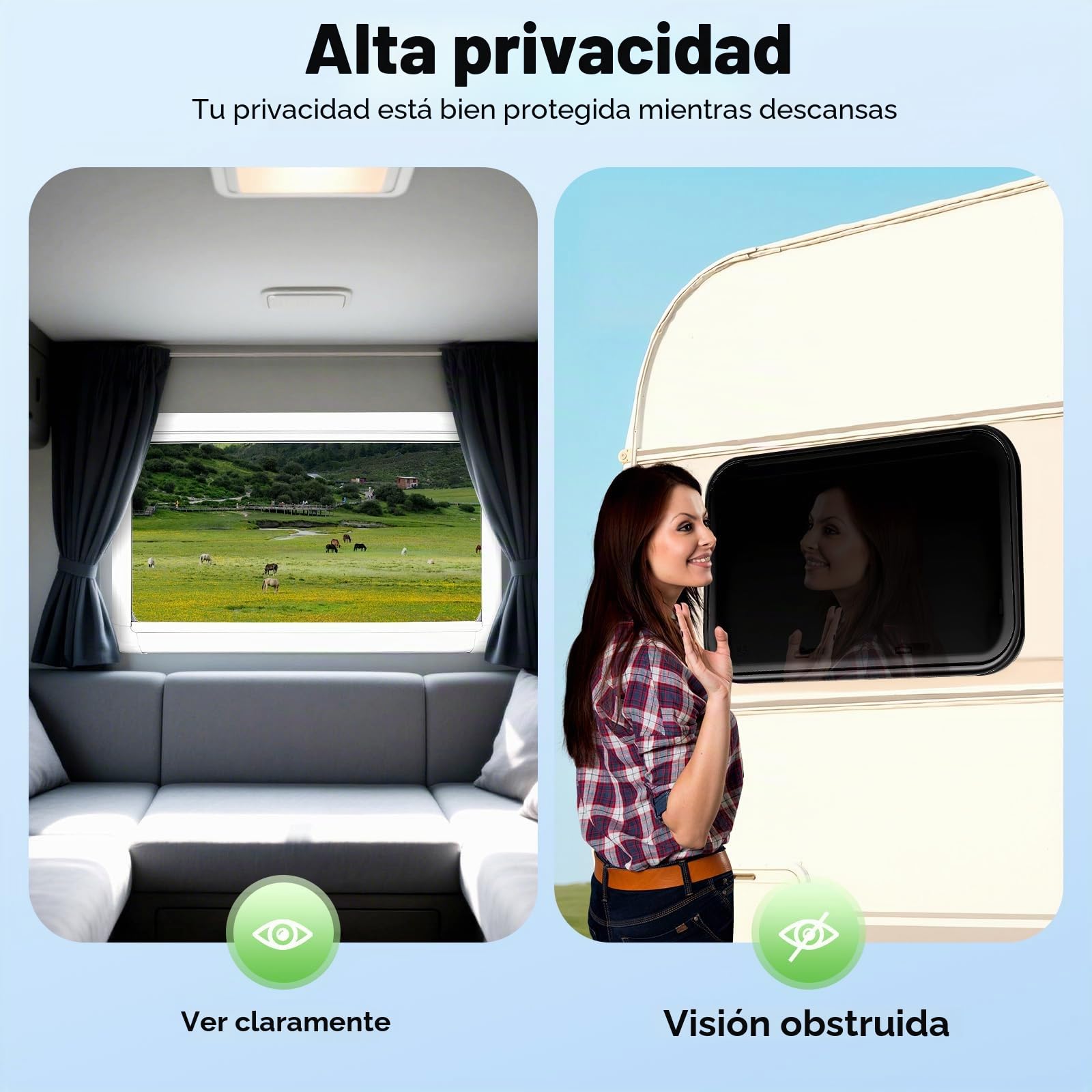 Ventana de expansión de 900 x 550 mm, ventana de caravana, con persiana, caravana, 65°, ventana con mosquitera, ventana lateral para caravanas, furgoneta