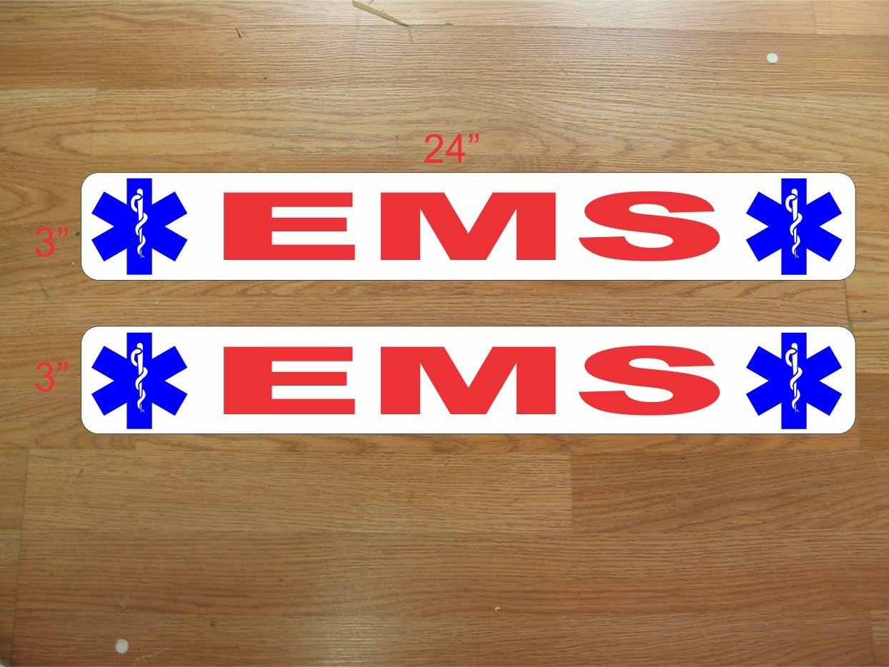 EMS Magnetic Signs to fit Vehicle Car, Truck, Van SUV Us Dot Approved Size Kit