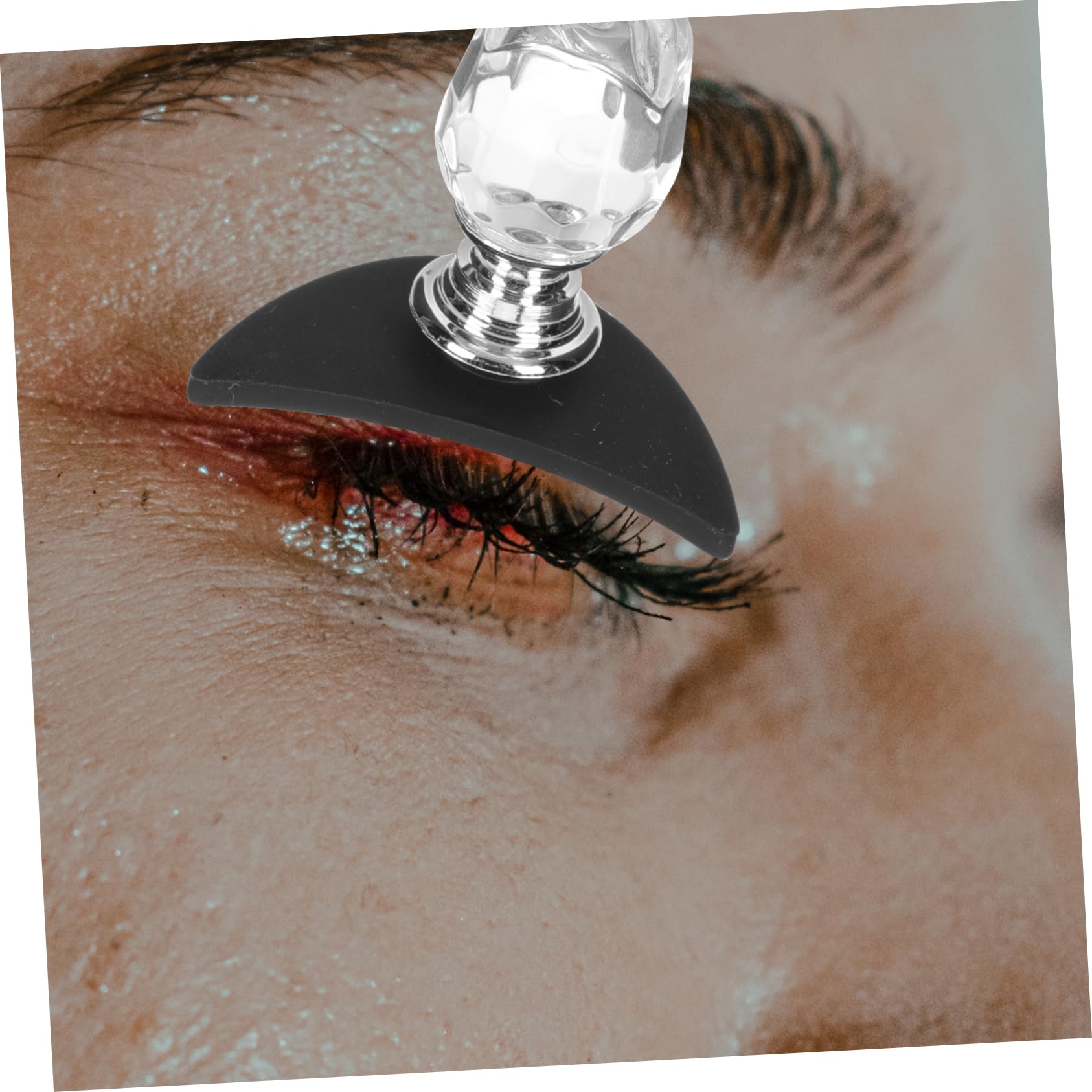 MUSISALY Convenient Lazy Eye Shadow Makeup Stamp Silicone Makeup Tool Eyeshadow Stamper Kit Portable Size