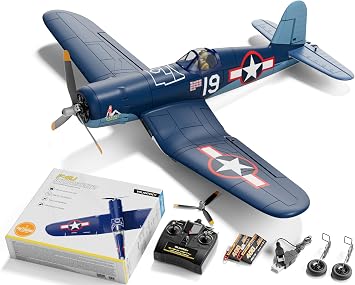 volantexrc Brushless RC Plane, 4CH Remote Control Airplane for Adults