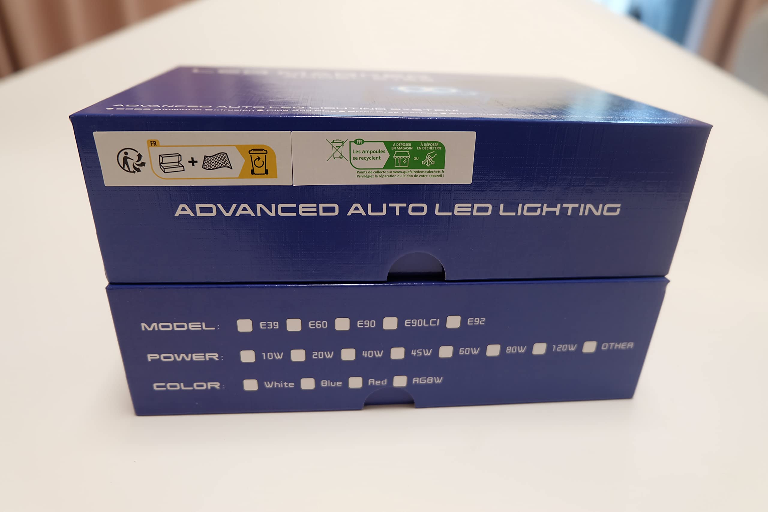 Global Fortune H8 40W LED Fari Angel Eyes per auto Kit di conversione alogeno CanBus nessun errore Luci di posizione CREE 6000K Xenon bianco