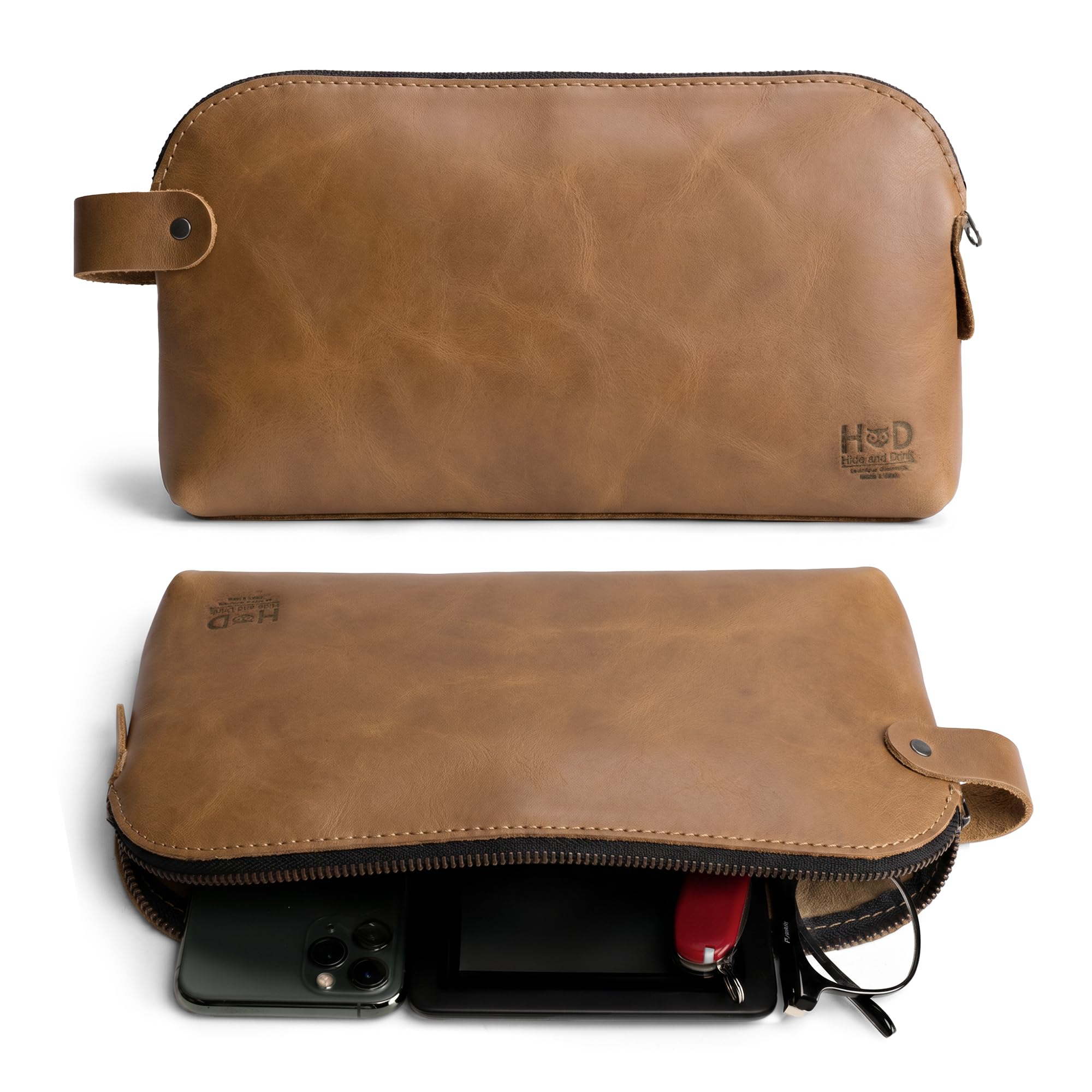 Grande per tutti gli usi Dopp Kit Utility Bag (corde, alimentatori, strumenti, scuola / articoli per ufficio) :: café con leche