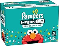 Vista 13 de Pañales Pampers - Baby Dry - Talla 6, 112 unidades, Pañal Desechable Absorbente para Bebé (El Empaque Puede Variar)