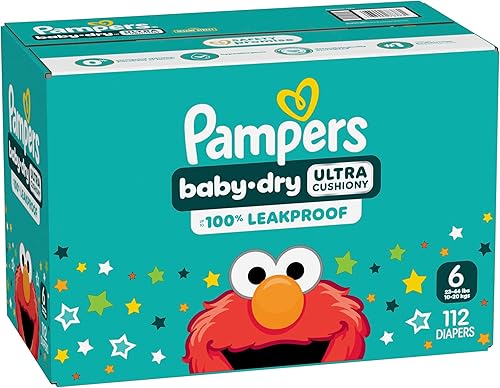 Miniatura 14 de Pañales Pampers - Baby Dry - Talla 6, 112 unidades, Pañal Desechable Absorbente para Bebé (El Empaque Puede Variar)