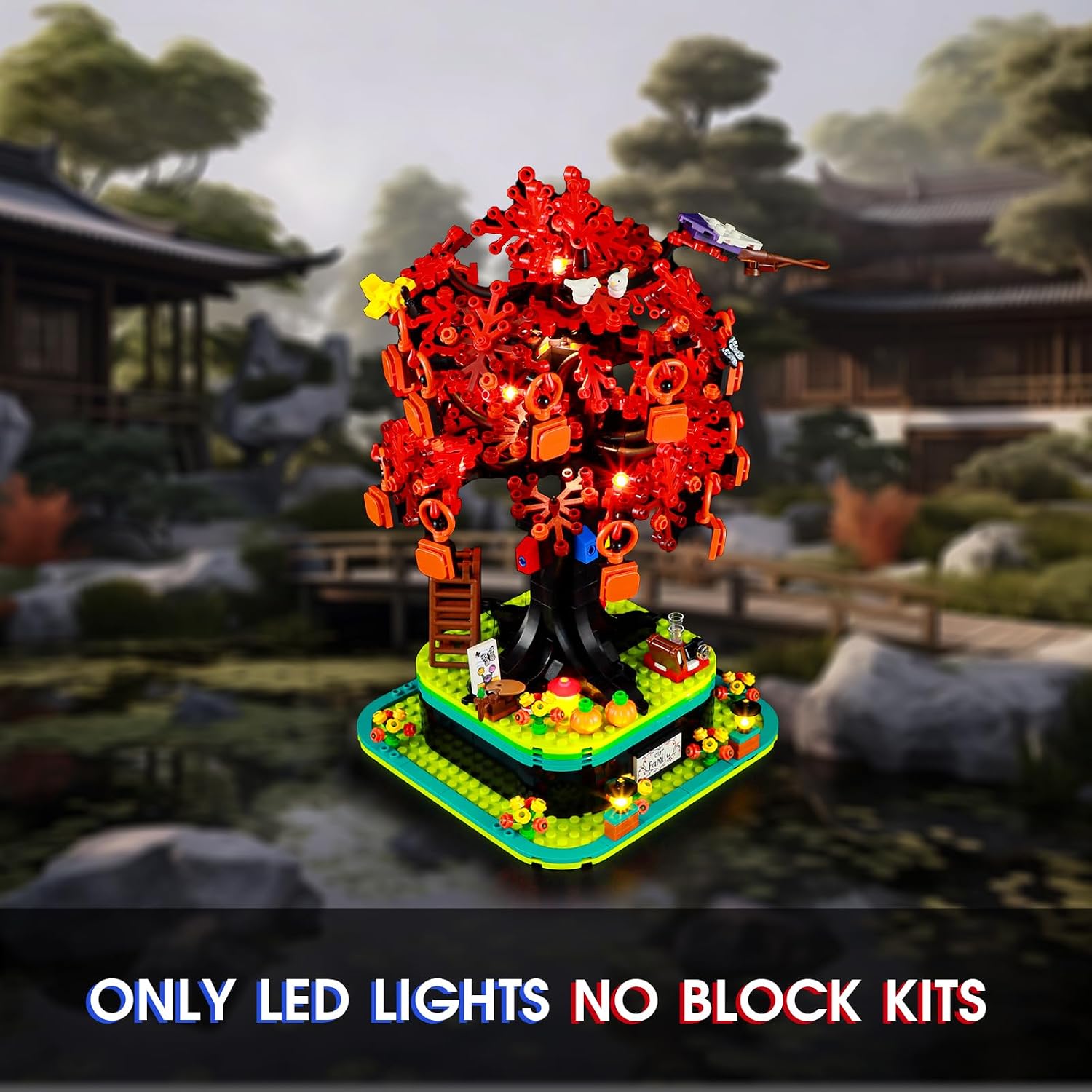 Vaodest LED Light for Lego 21346 Family Tree Set,Design and Configuration Compatible with Lego 21346 Model(LED Light Only, Not Building Block Kit)