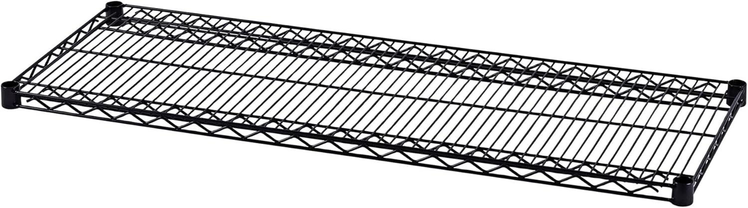 Alera ALE Industrial Wire Shelving Extra Wire Shelves, 48w x 18d, Black (Case of 2 Shelves)