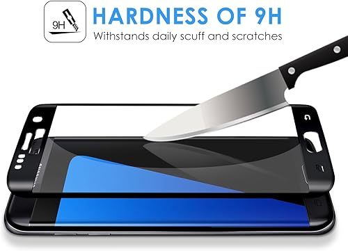Miniatura 2 de Protector de pantalla de vidrio templado para Galaxy S7 Edge 2 unidades cobertura completa antiarañazos película curvada 3D transparente HD para