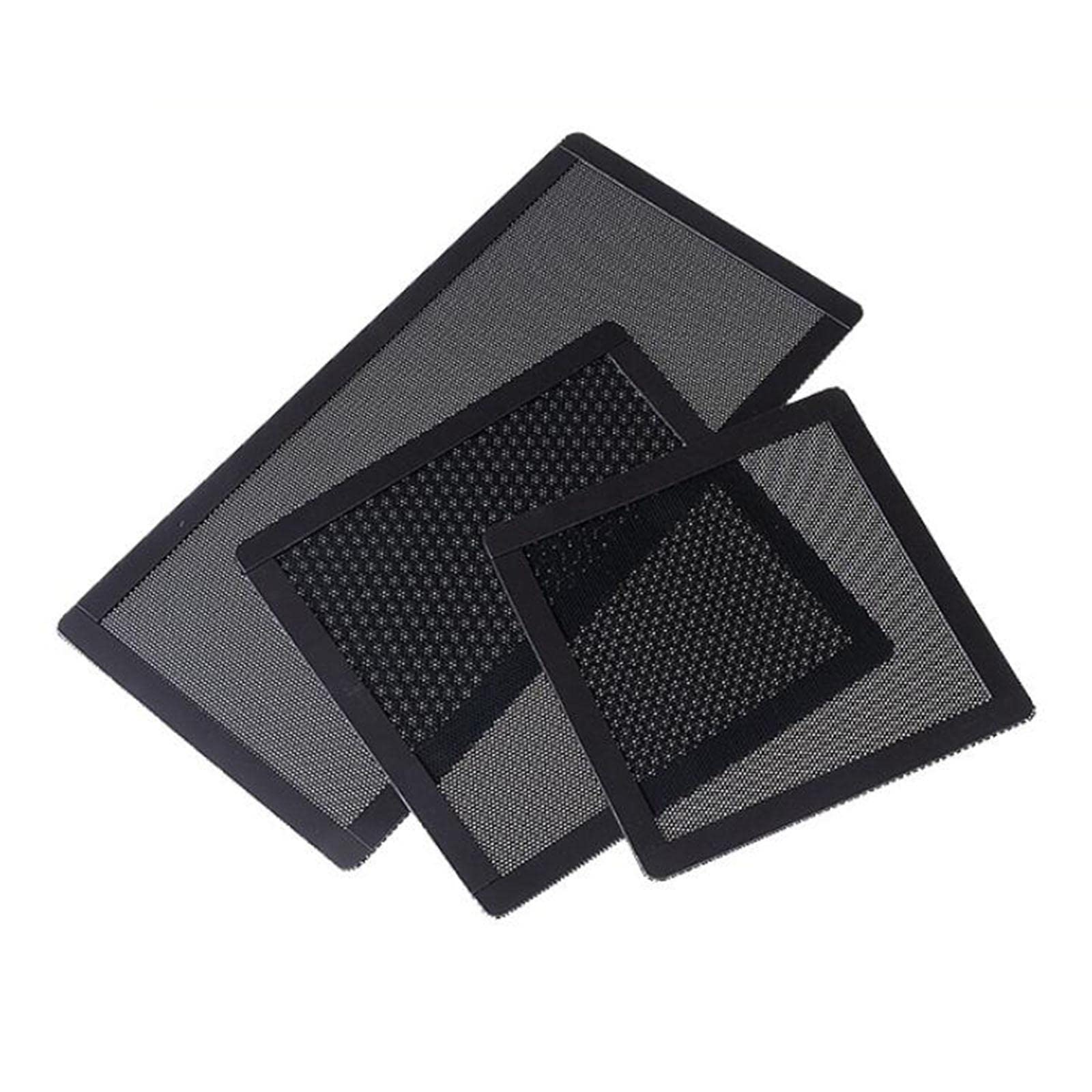 6X Staubfilterabdeckung Magnetische Lüfter, Staubdichte Lüfterabdeckung, Schwarzer Schutz, Staubschutzgitter Computergehäuse, Gitter,