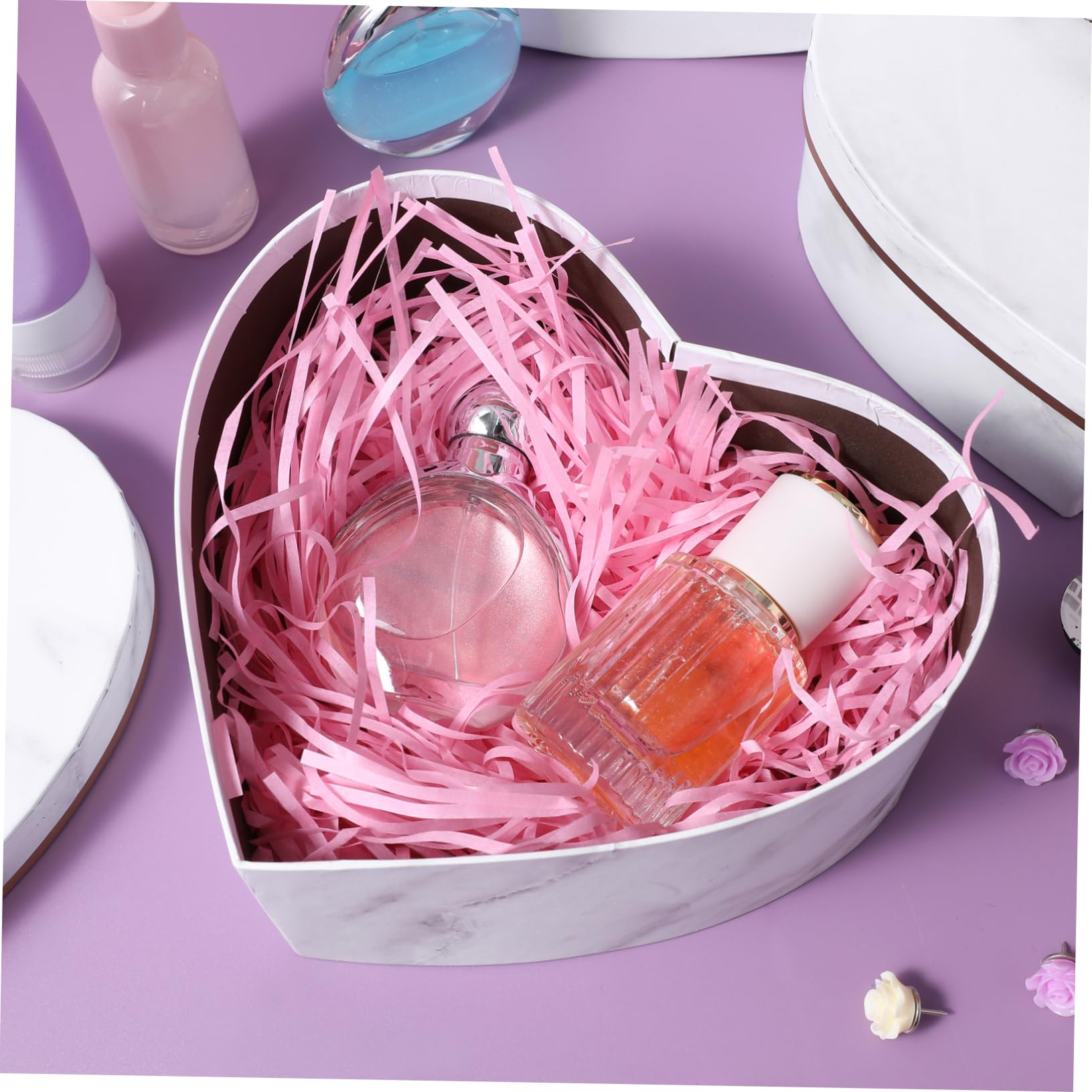 Hemobllo Herz Geschenkbox 3 Stück aus Papierkarton mit Feiner Verarbeitung und Tragbarem Design Herzförmige Geschenkverpackung für Hochzeitsparty und Elegante Geschenkbox