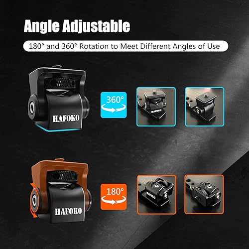 Miniatura 4 de HAFOKO RS3 Soporte para monitor de cardán RS2 Placa de extensión de metal con rosca de 14 pulgadas para soporte de luz de micrófono compatible con