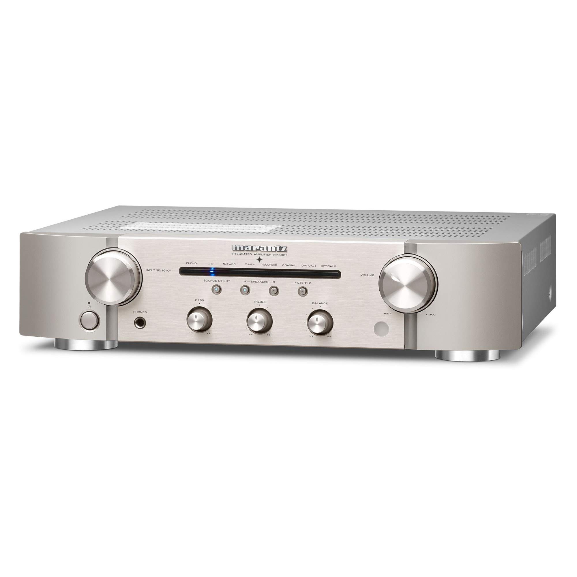 Marantz PM6007 Amplifier - 45 Watt 2.2 Channel - Silver - Slimline Design