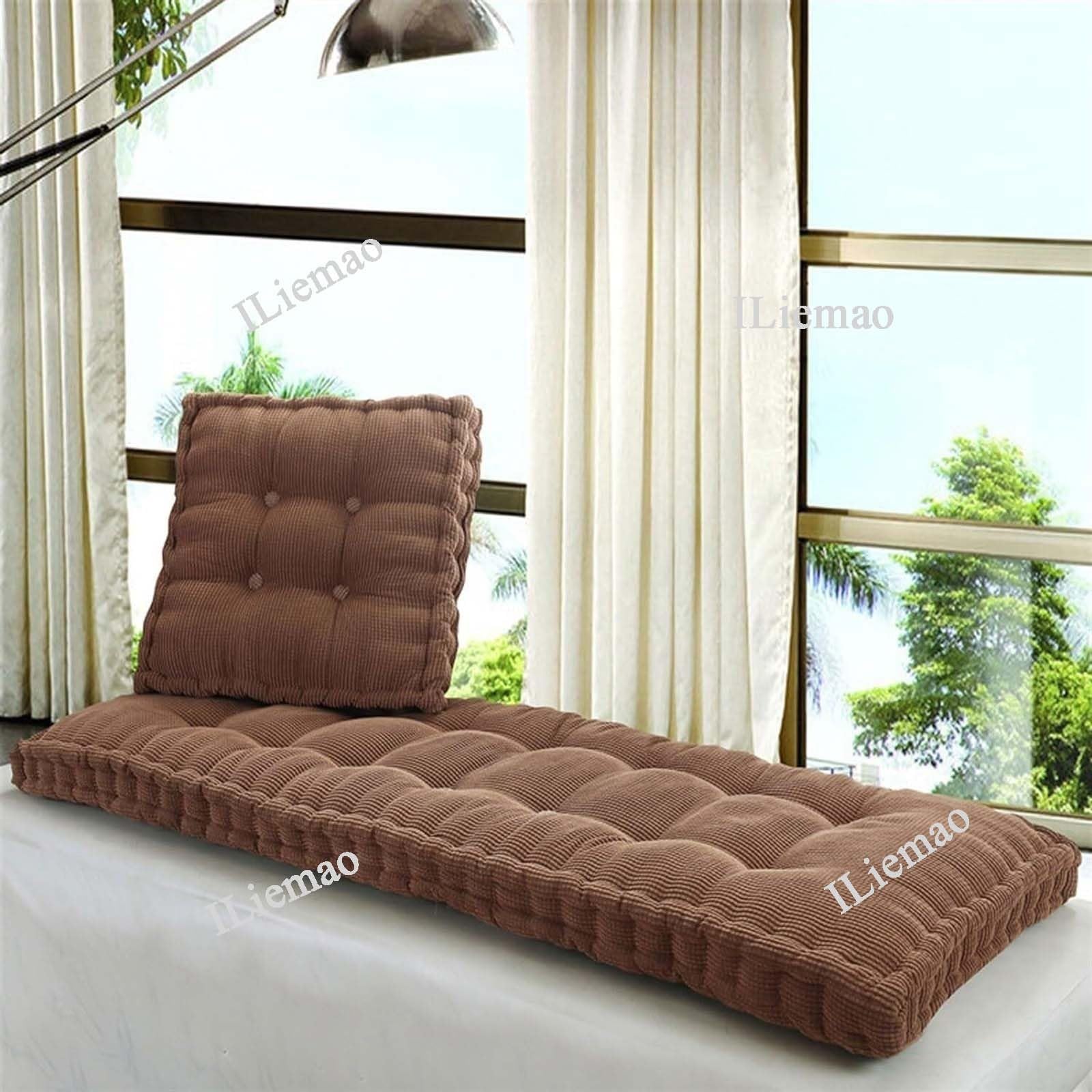 Cuscino per Panca da Esterno 80x40 120 x 40 da Giardino 180 90x45 120 x 50 100x40 110x40 100 x 50, Cuscino Panca Esterno 120x45 Interno 45x45, Cuscini per Sedie Cucina Divano 40x40(Coffee 1N,150x50cm
