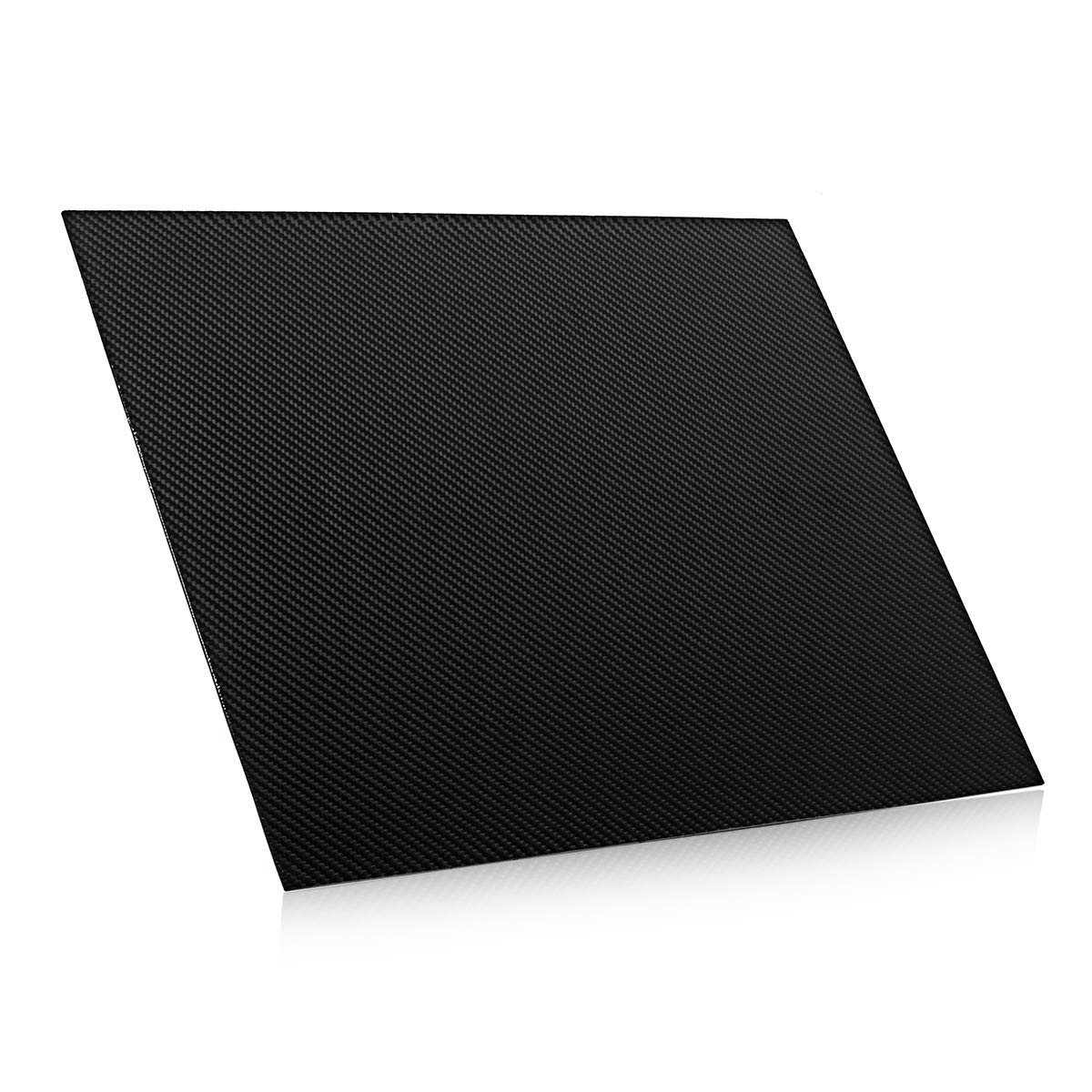 CCChaRLes Pannello In Lamiera Di Fibra Di Carbonio Nero 400X500Mm Pannello In Fibra Di Carbonio Fai-Da-Te Per Veicolo Opaco In Tessuto Twill 3K - 0,5 millimetri