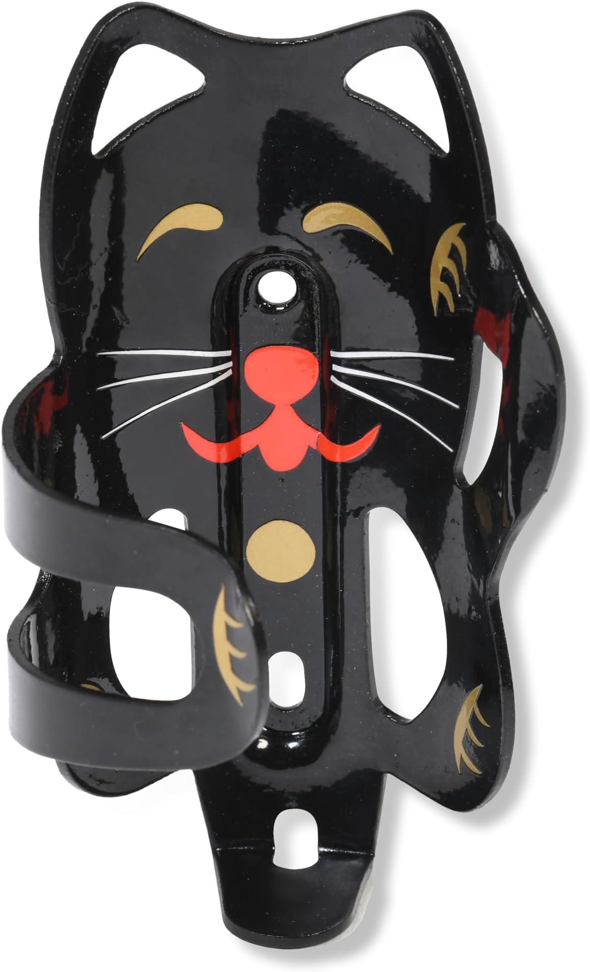 Bikegear Lucky Cat Bicycle Water Bottle Cage(Made of Aluminium) Water Bottle Holder,Lightweight, Sturdy