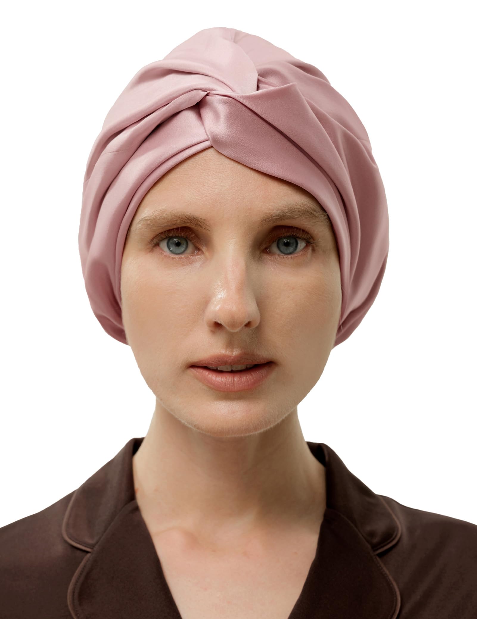 LILYSILK Berretto da donna 100% seta di gelso doppio strato lavabile in lavatrice, con schienale regolabile