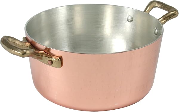 Pentole Agnelli ALMA10440 Casseruola Alta con Maniglie, Alluminio, Argento, 40 cm - 4