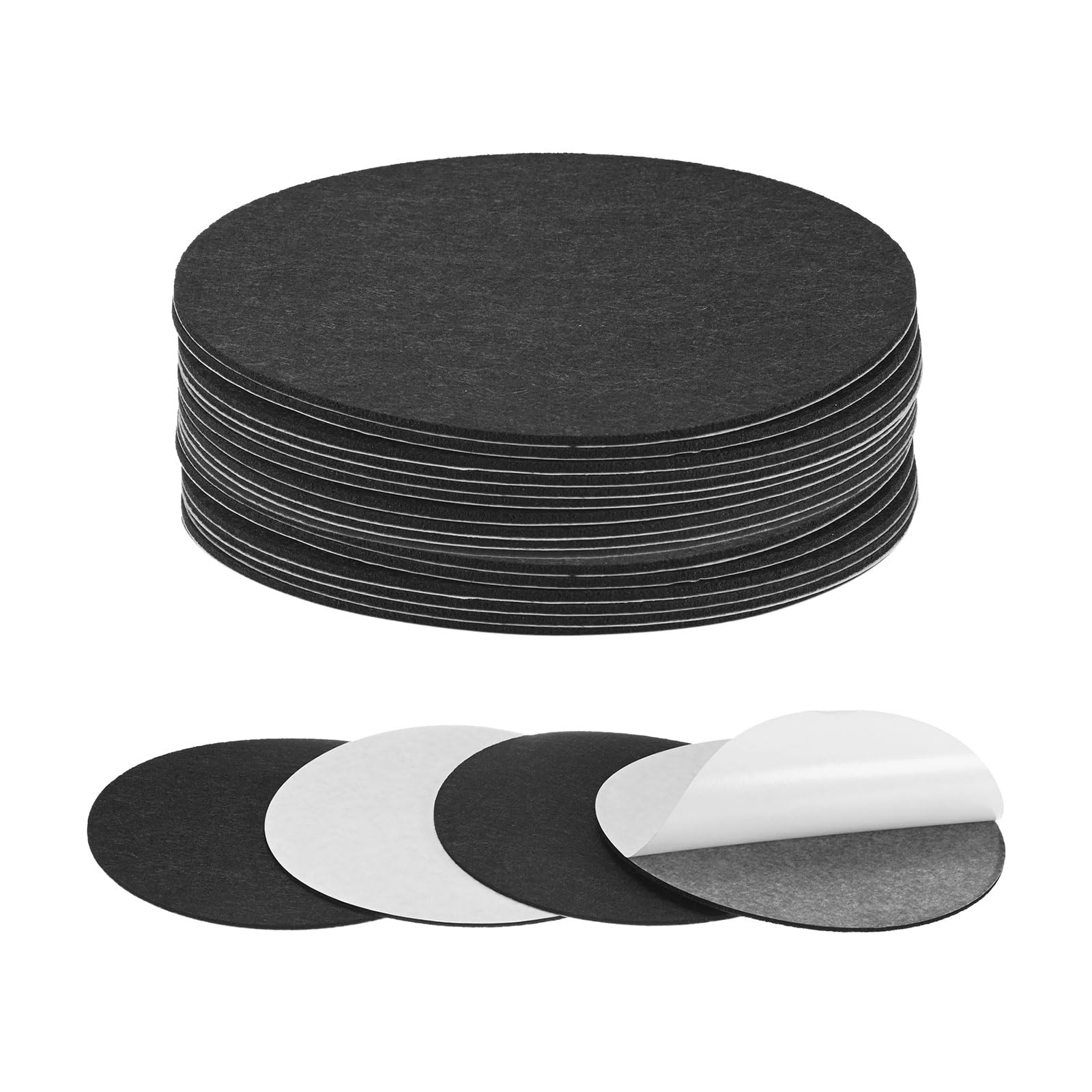 Fieltro para base de lámpara autoadhesivo circular para proyectos de manualidades DIY