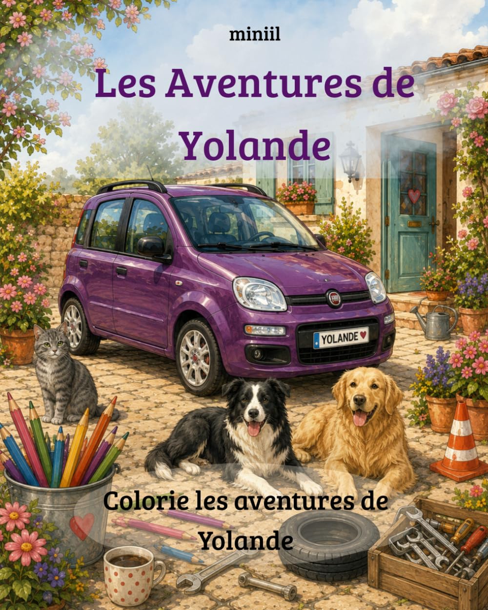 Les Aventures de Yolande: Colorie les aventures de Yolande