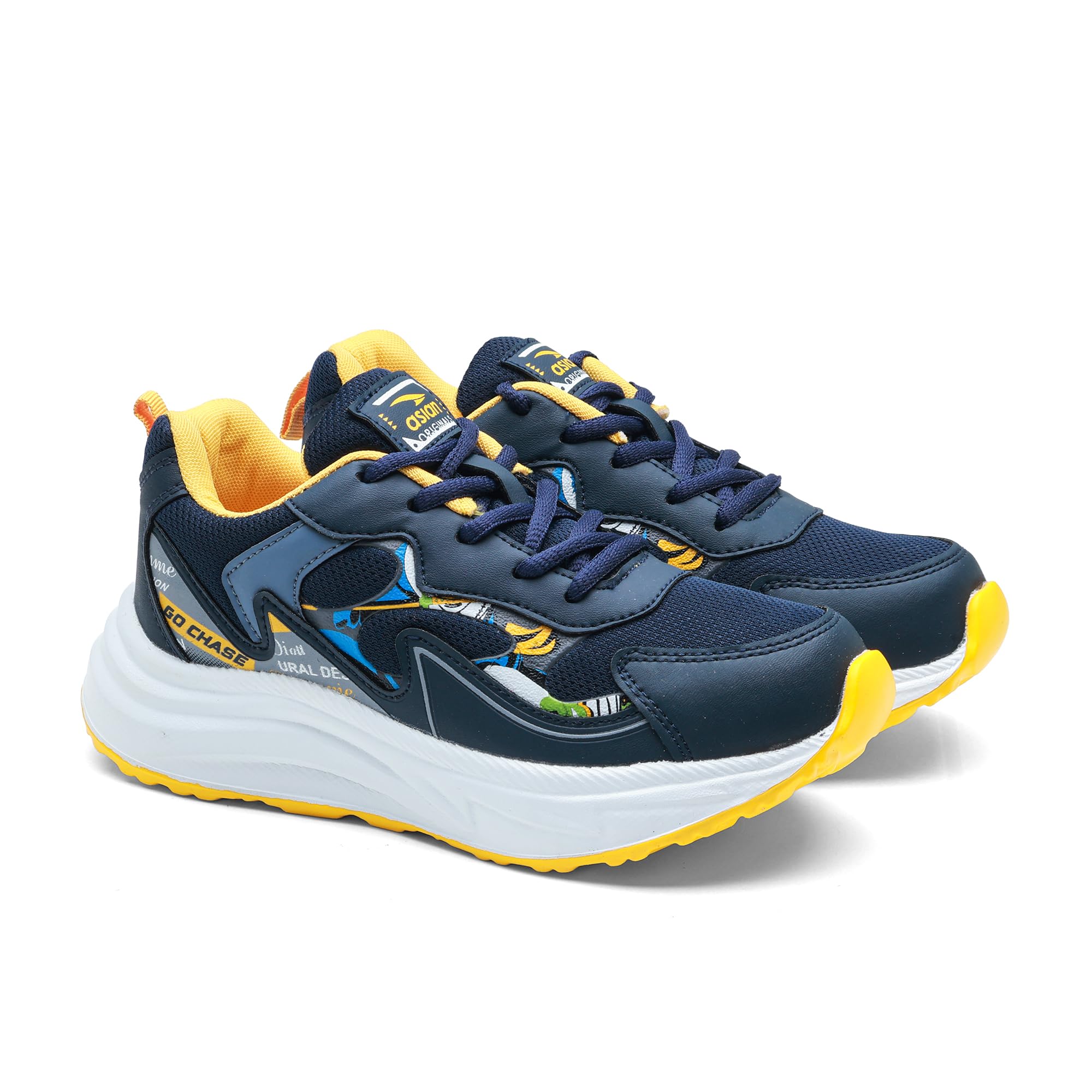 ASIAN Adventure-52 Kids Shoes | Lightweight Sporty Kicks, Breathable Running Shoes, Secure Fit with Memory Foam Technology, Durable Grip Outsole | Stylish Sports Shoes for Boys & Girls-image-27