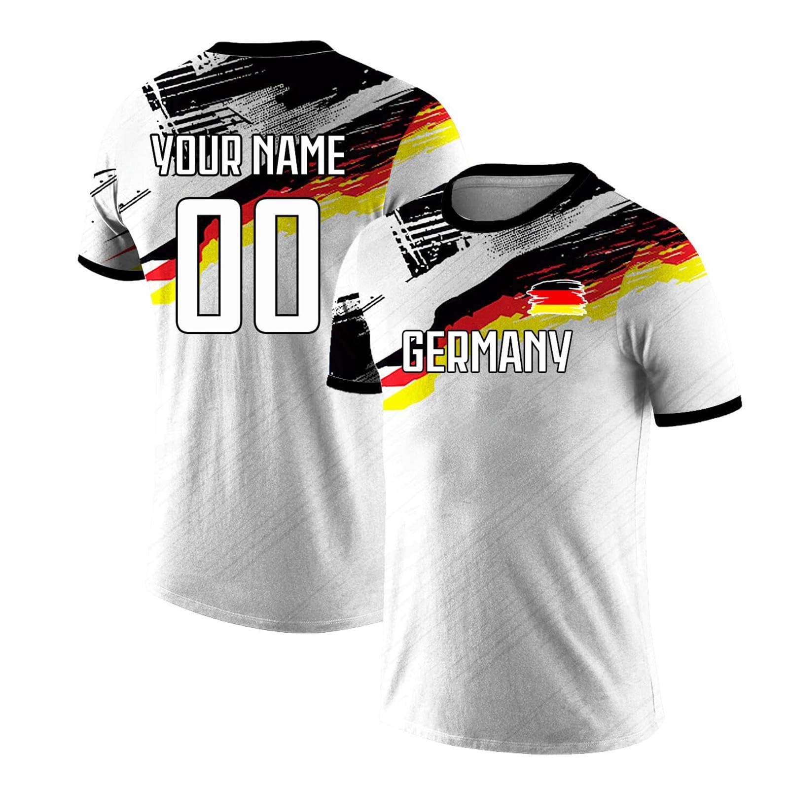 Custom Germany World Cup 2026 Football Shirt Personalised Name Number Fan Top