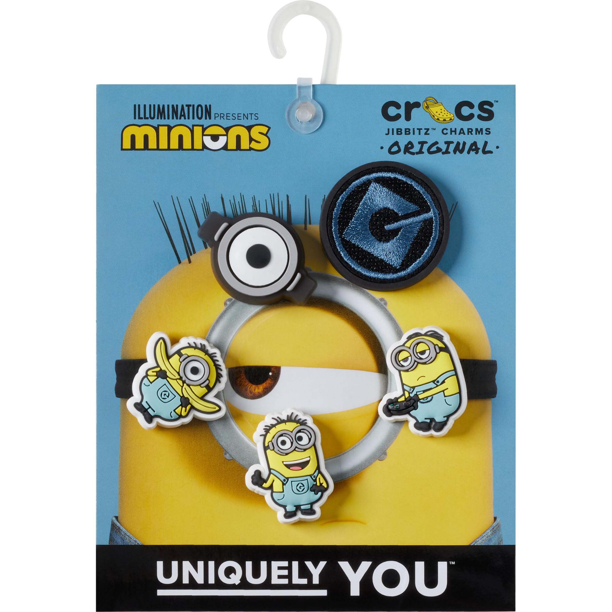 Crocs - Minions 5 Pack, Encantos para zapatos Unisexo, Multicolor,
