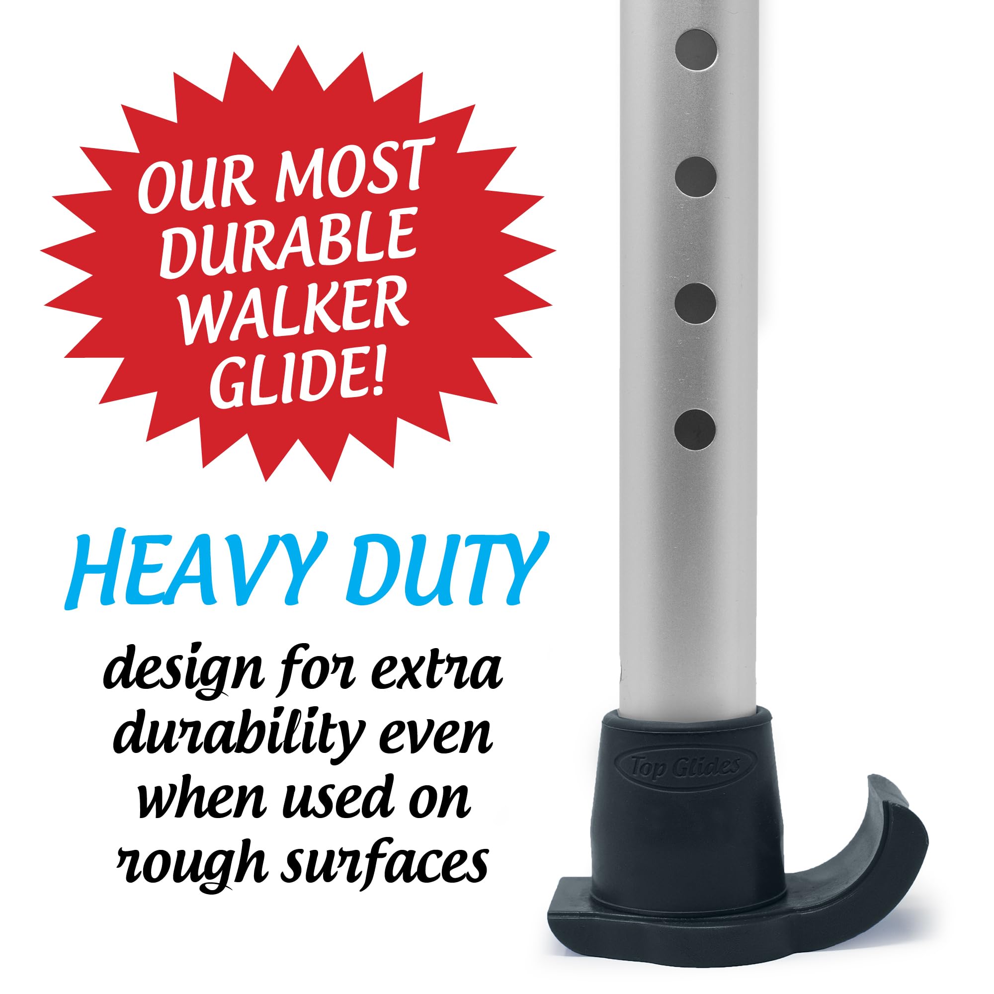 DuraSki Walker Glide Skis - Extra Durable -6