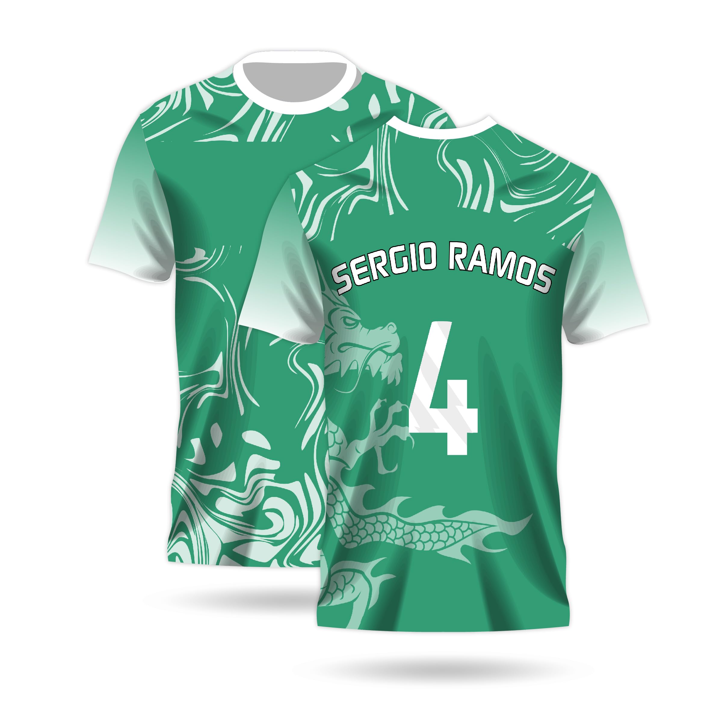 Sergio Ramos Jersey Japanees Theme Club Football Jerseys Team Unisex-image-1