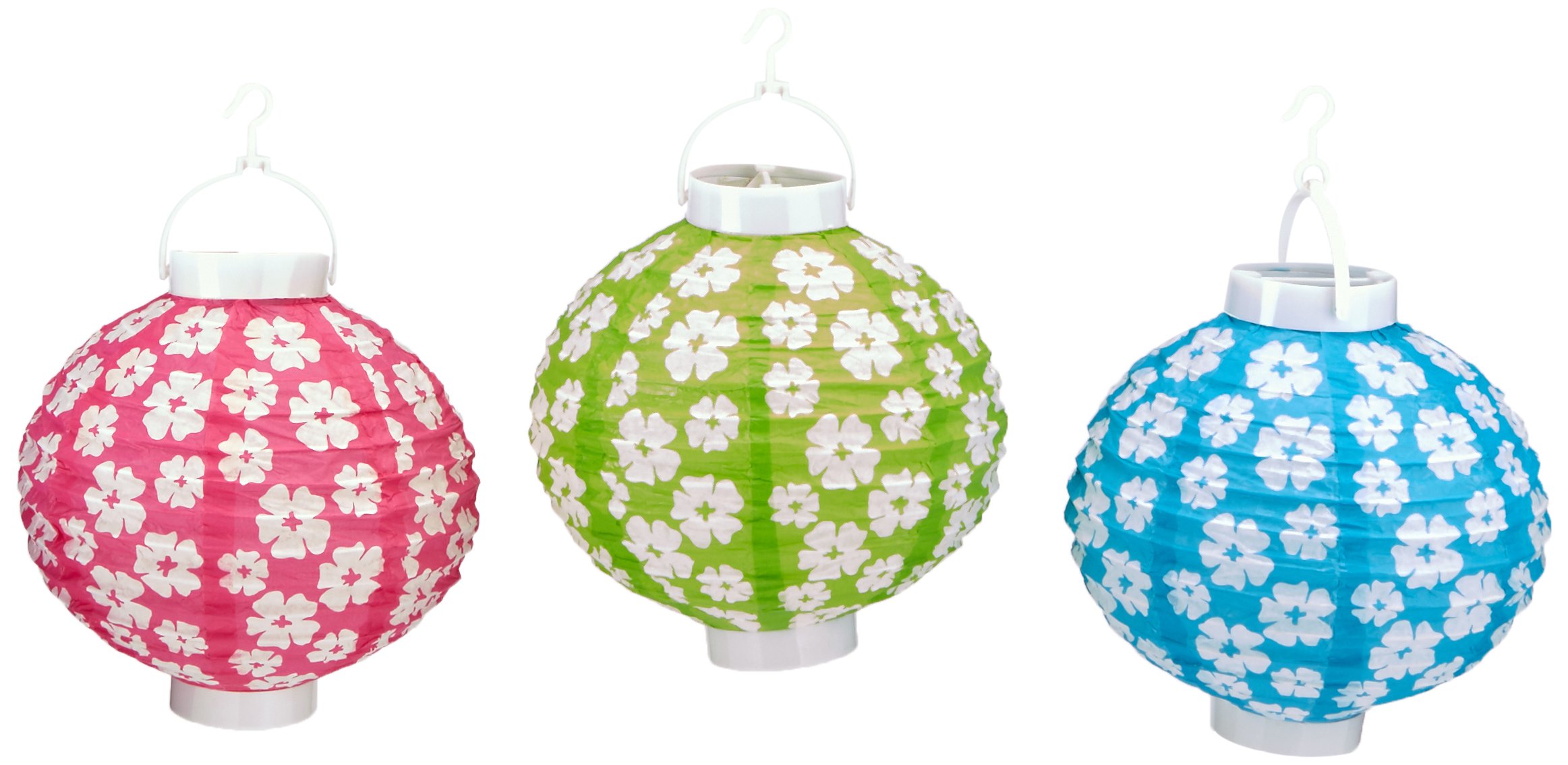 Lampions hibiscus léopard Beistle lanterne papier fête