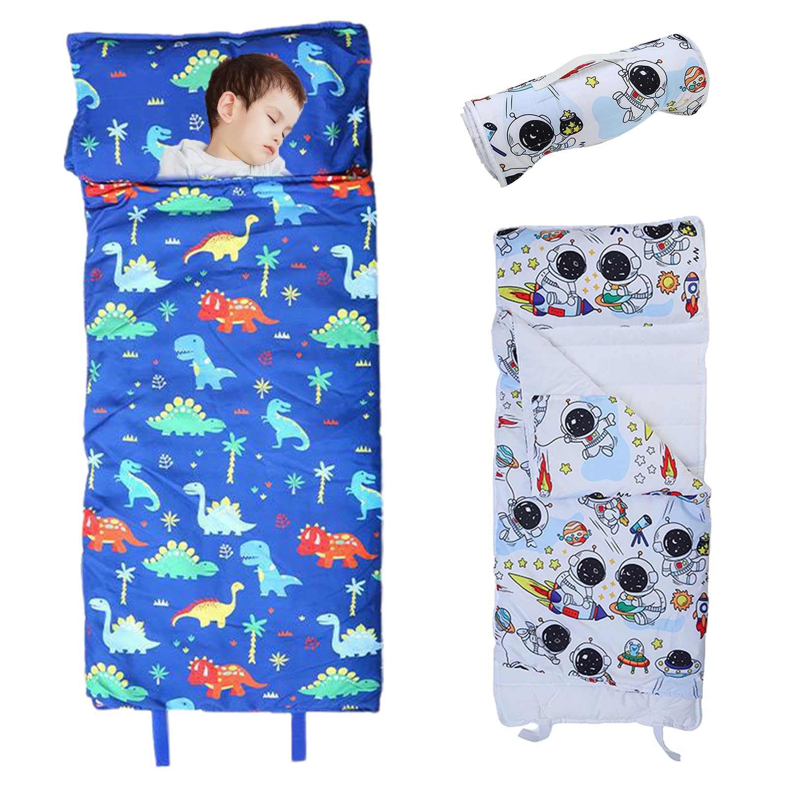 Saco De Dormir Infantil De Dibujos Animados, Manta De Siesta Acogedora De Poliéster, Portátil Y Fácil De Enrollar, Ideal Para Niños De 3 A 10 Años, Regalo De Cumpleaños Y Navidad