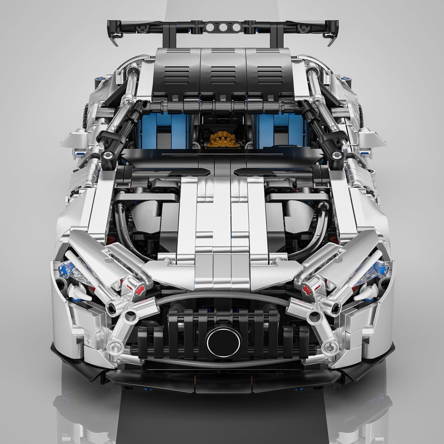 Bloques de sujeción para coche 1:14 Supersportwagen Bloques de sujeción Juguetes | 1310 piezas Speed Sports Car Maqueta de Coche de Carreras Bloques de Construcción Modelo Hogar Decoración Regalo para Adultos