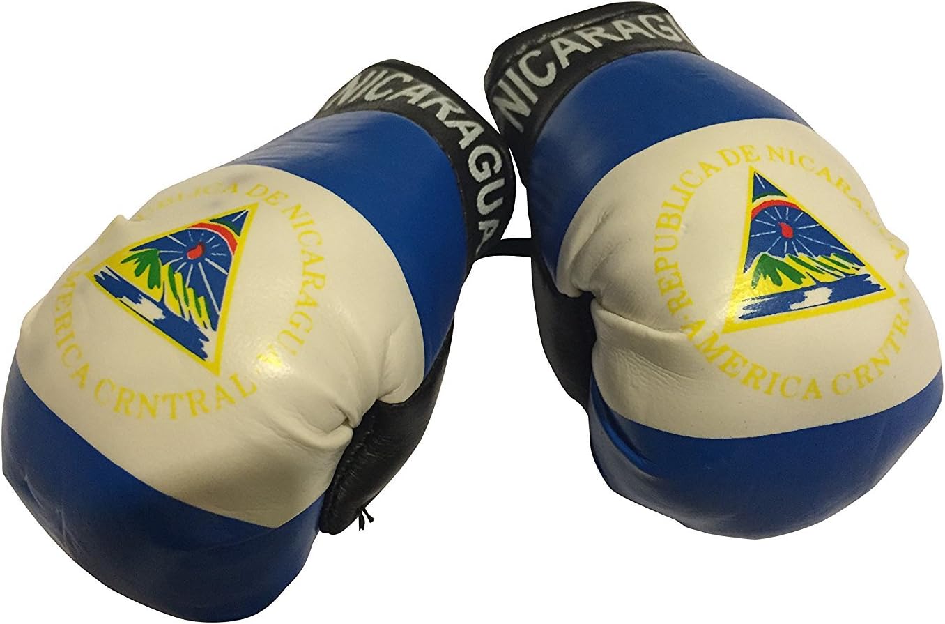 Flag Mini Small Boxing Gloves to Hang Over Car Automobile Mirror – Americas(3-Pack, Country: Canada) image 3