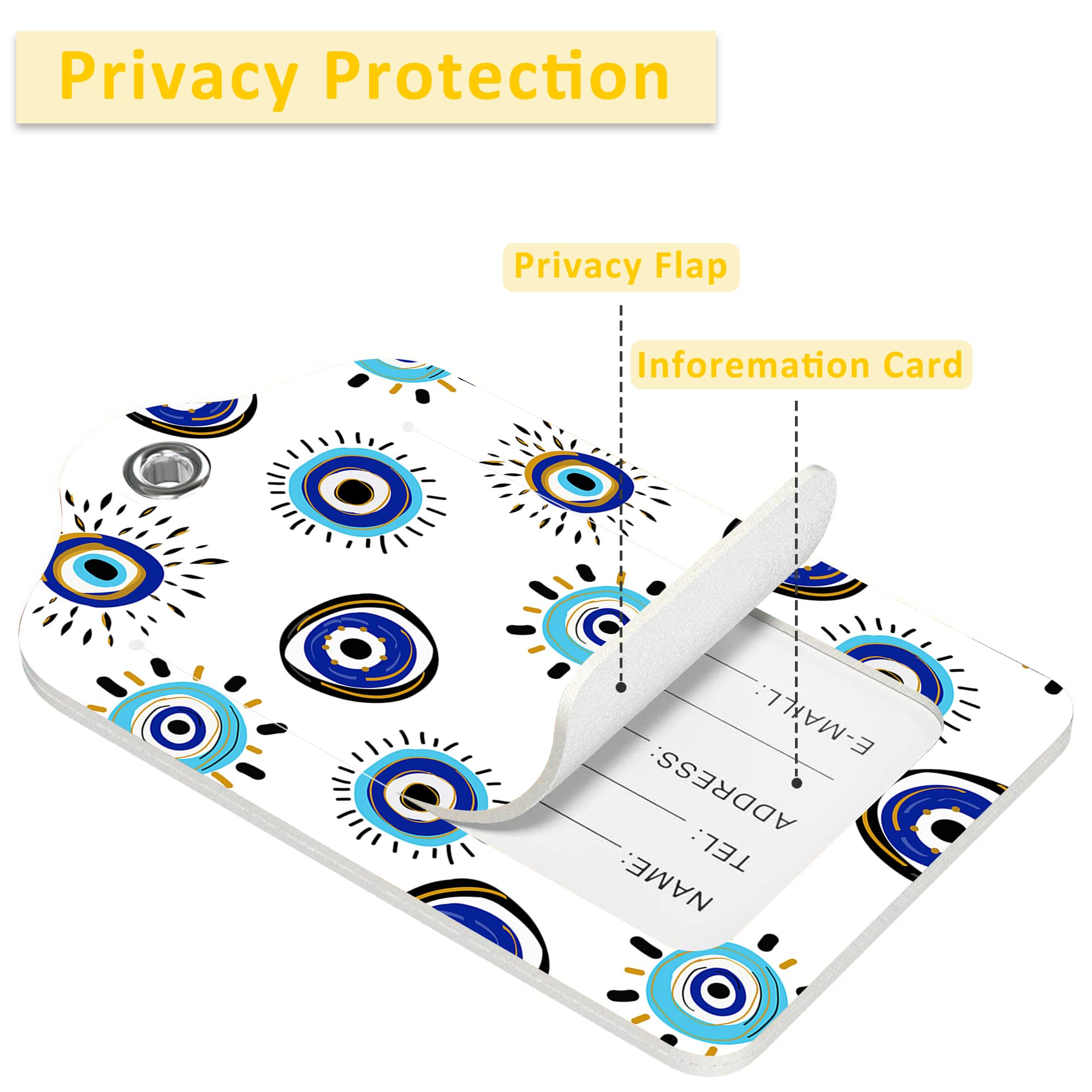 Lot De 2 étiquettes De Bagage En Forme De Fleurs De Cerisier