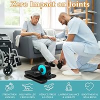 Amonax Elektromos Mini Elliptikus Tréner Ülő Pedálozó Gép Időseknek 7