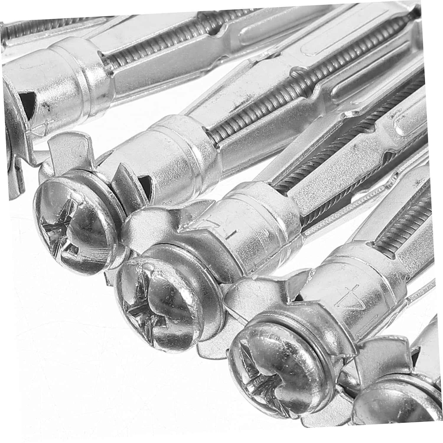 30pcs Heavy-Duty Hollow Wall Anchors with Screws Drywall Fasteners for Board and Partition Walls Easy Installation Strong Adaptability