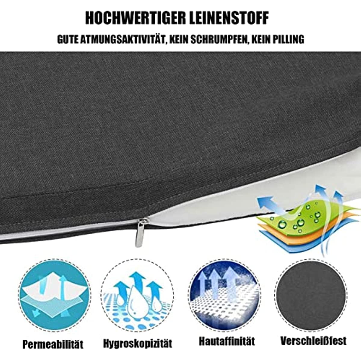 Cuscino per sedia personalizzato, cuscino per panca da giardino di dimensioni personalizzate, cuscino per sedia a dondolo morbido impermeabile, antiscivolo lungo patio