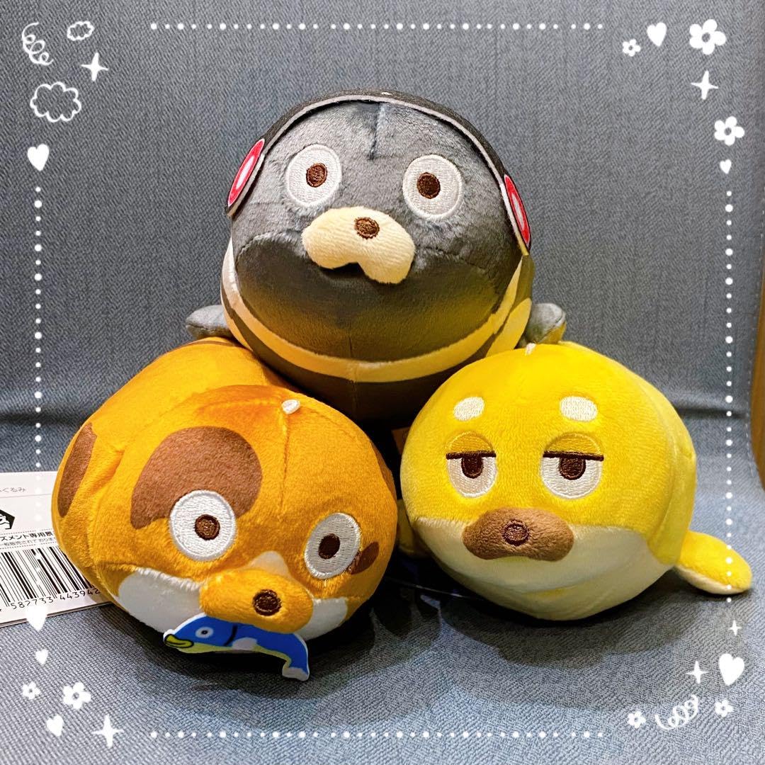 Amazon.co.jp: タグSEALOOK ぬいぐるみ シールック アザラシ 全3