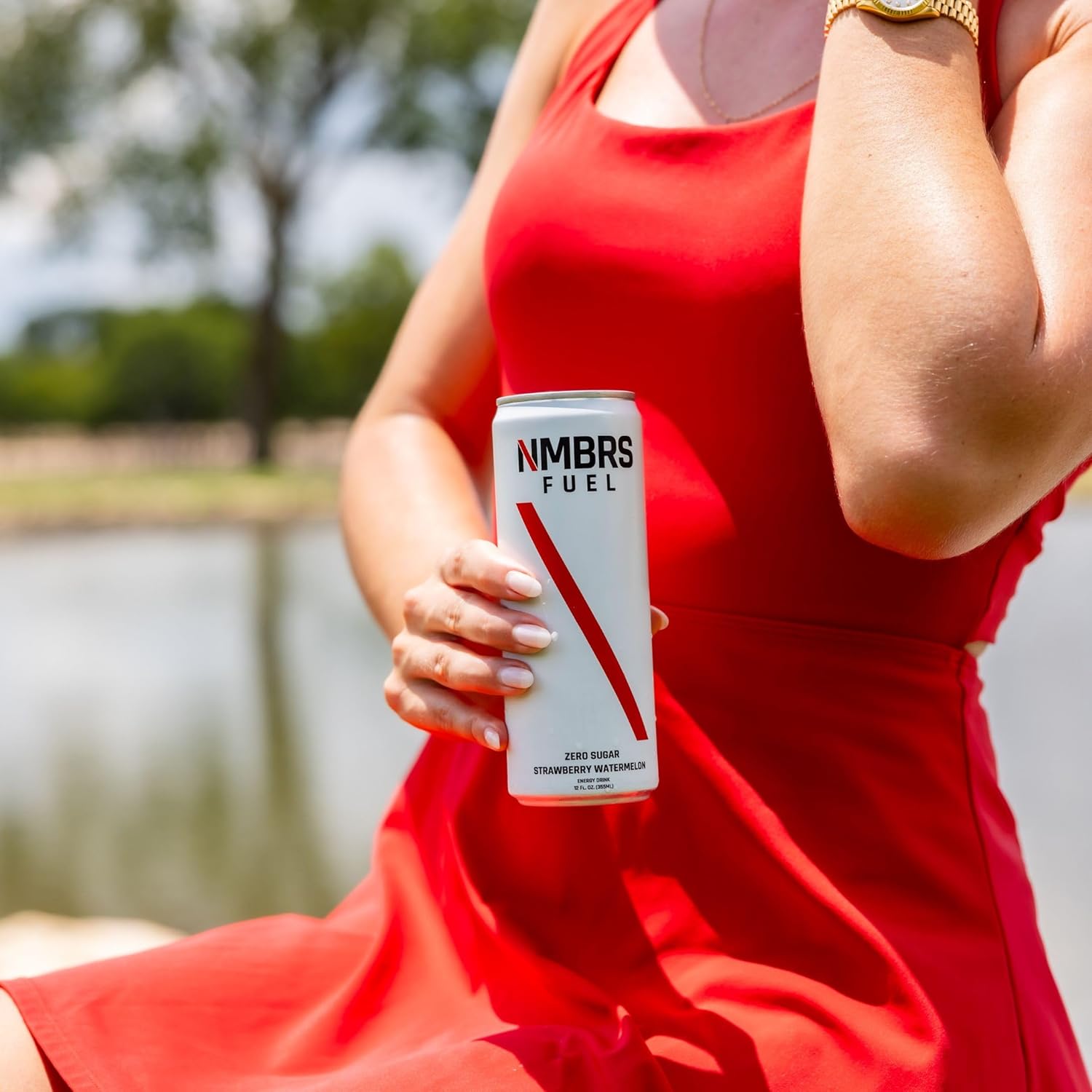 NMBRS Fuel Energy Drink 12 Fl Oz (Pack of 12) - Strawberry Watermelon - Sugar Free with Organic Natural Flavors, Organic Green Tea Caffeine and Natural L-Theanine - Image 8