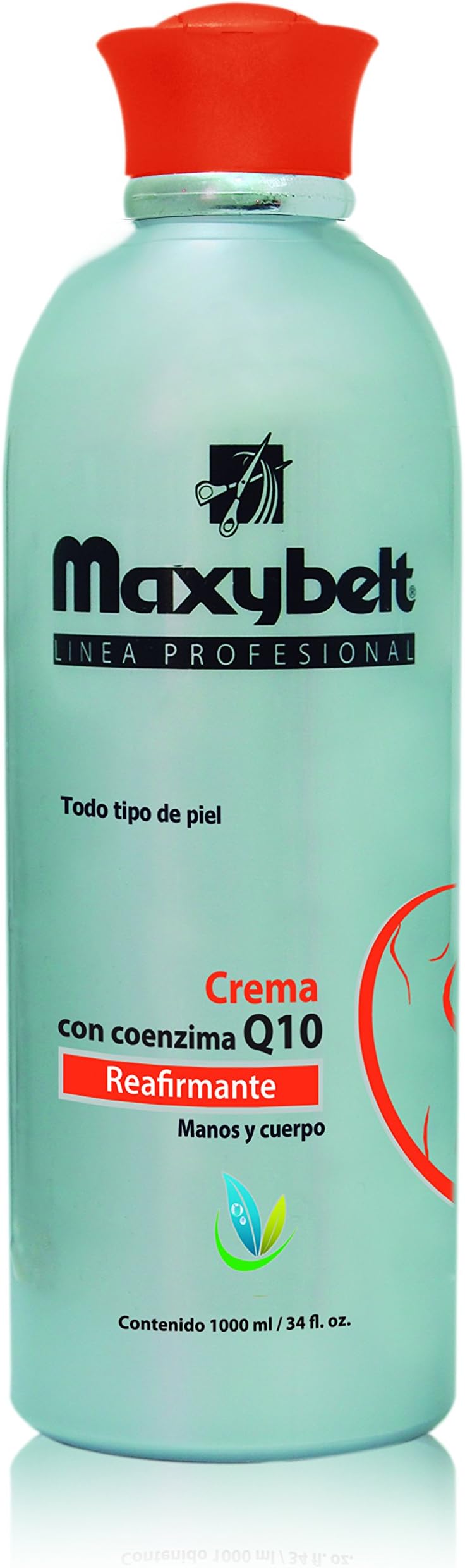 Maxybelt moisterizer body cream It firms the skin with Q 10 Vitamin E, Pantenol and Sylicon From Colombia.33.3 oz