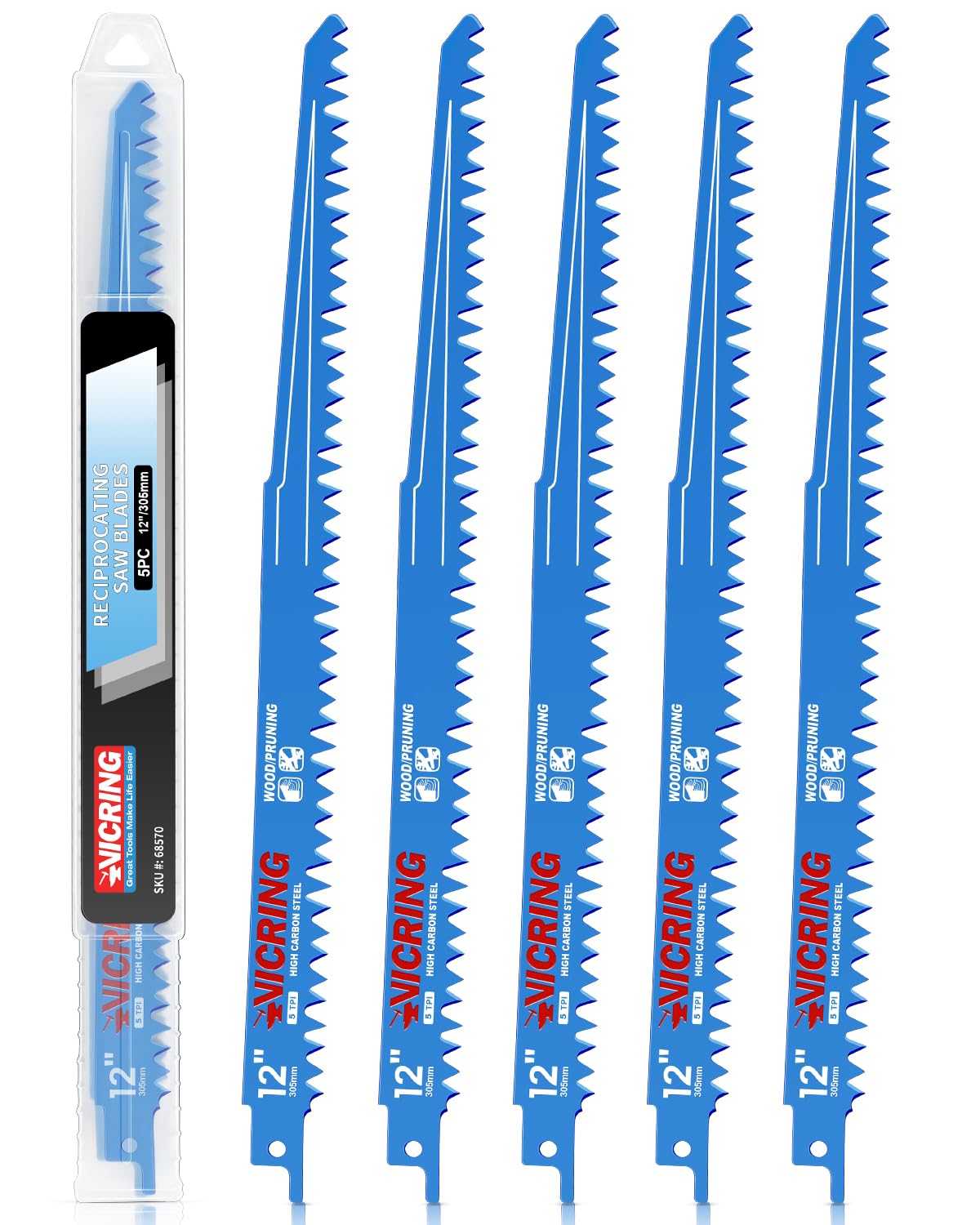 VICRING 12" Pruning 5pk