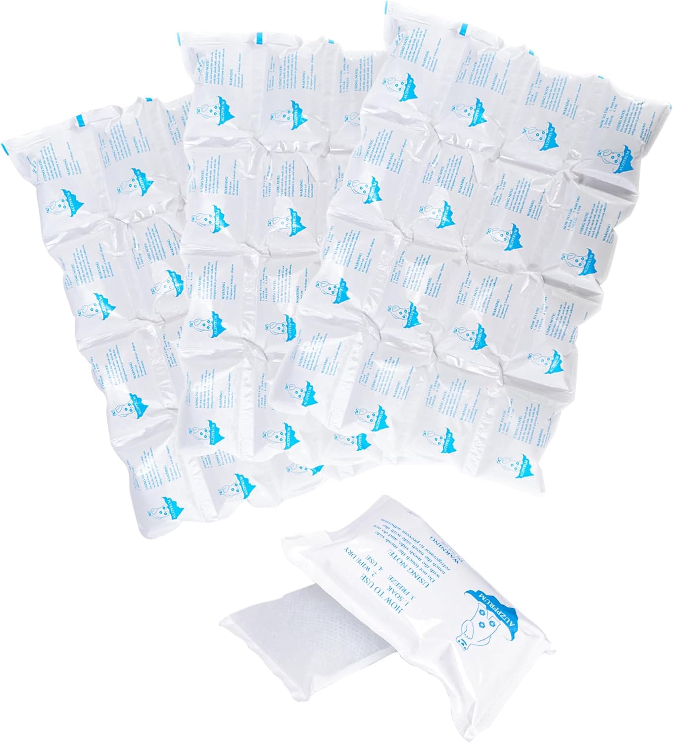 TarppedRock Dry Ice Packs for Shipping Frozen Food, 3 Sheets Reusable ...