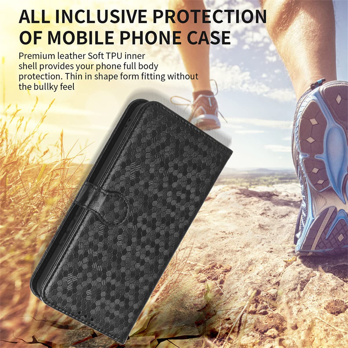 Custodia per Oppo Realme C53 4G/Realme Narzo N53 4G Cover Bling Rhinestones Case Glitter Brillantini Brillante Nero Wallet Case Libro Leather Magnetico Flip Protettiva Portafoglio,Farfalla