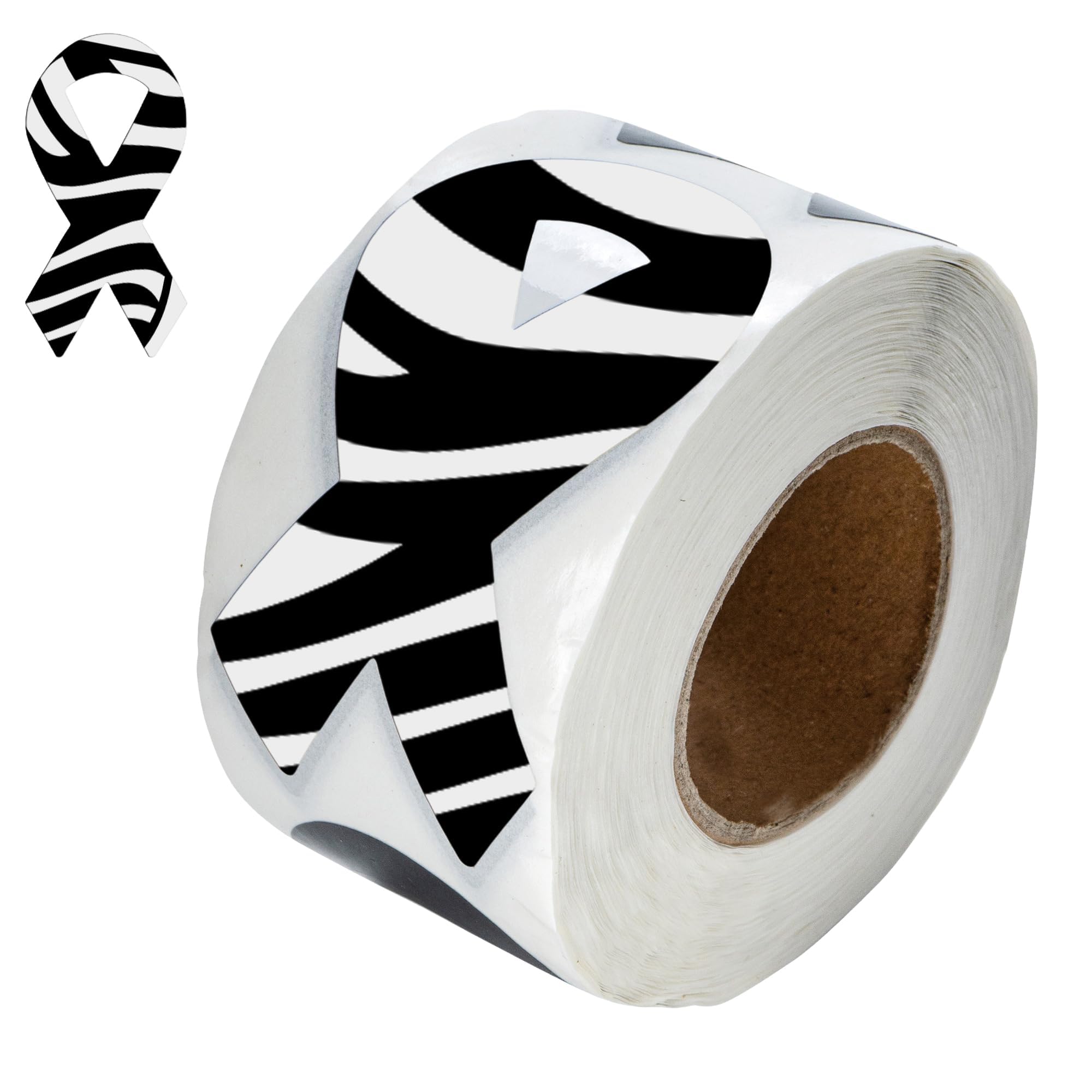 かいかい Amazon.com: 500 Zebra Ribbon Stickers – Zebra Print Ribbon for