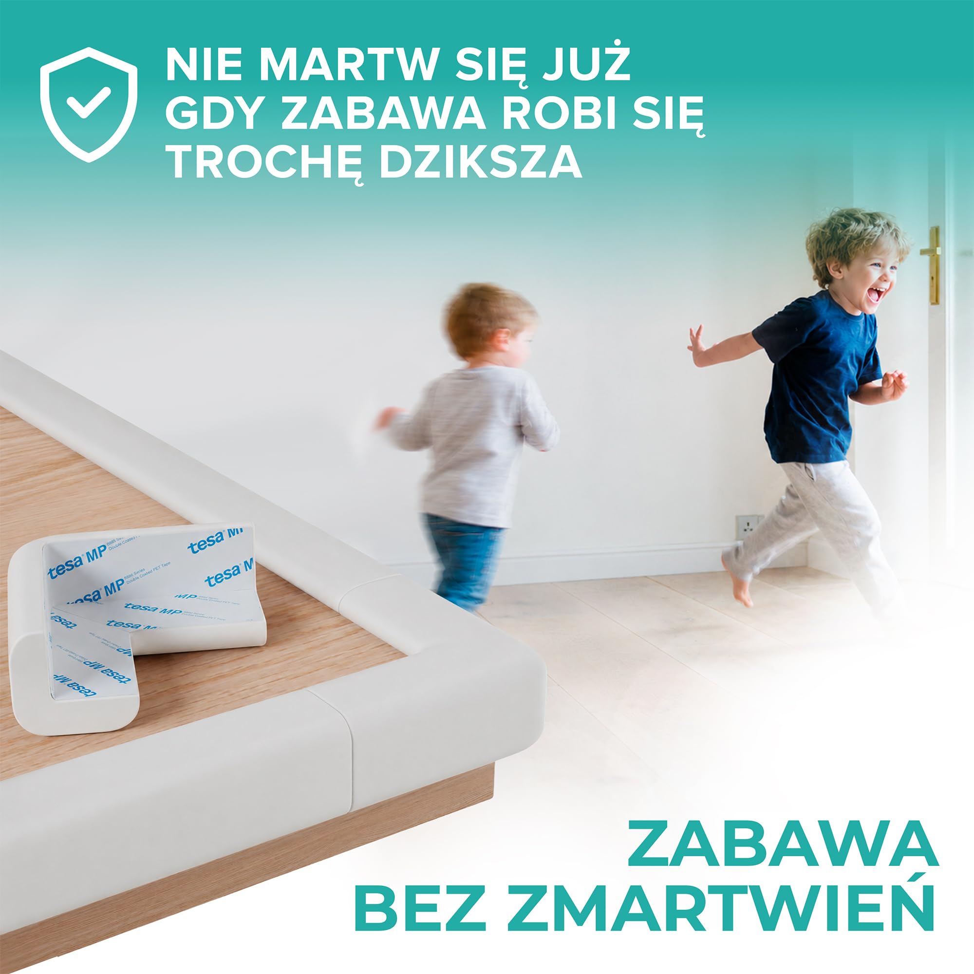 SafeMate Piankowe Osłony na Narożniki dla Niemowląt – 6m Ochraniacz na Krawędzie Stołu & 10x Samoprzylepne Osłony na Narożniki – Zabezpieczenie dla Dzieci, Stołów i Parapetów, Czarny matowy