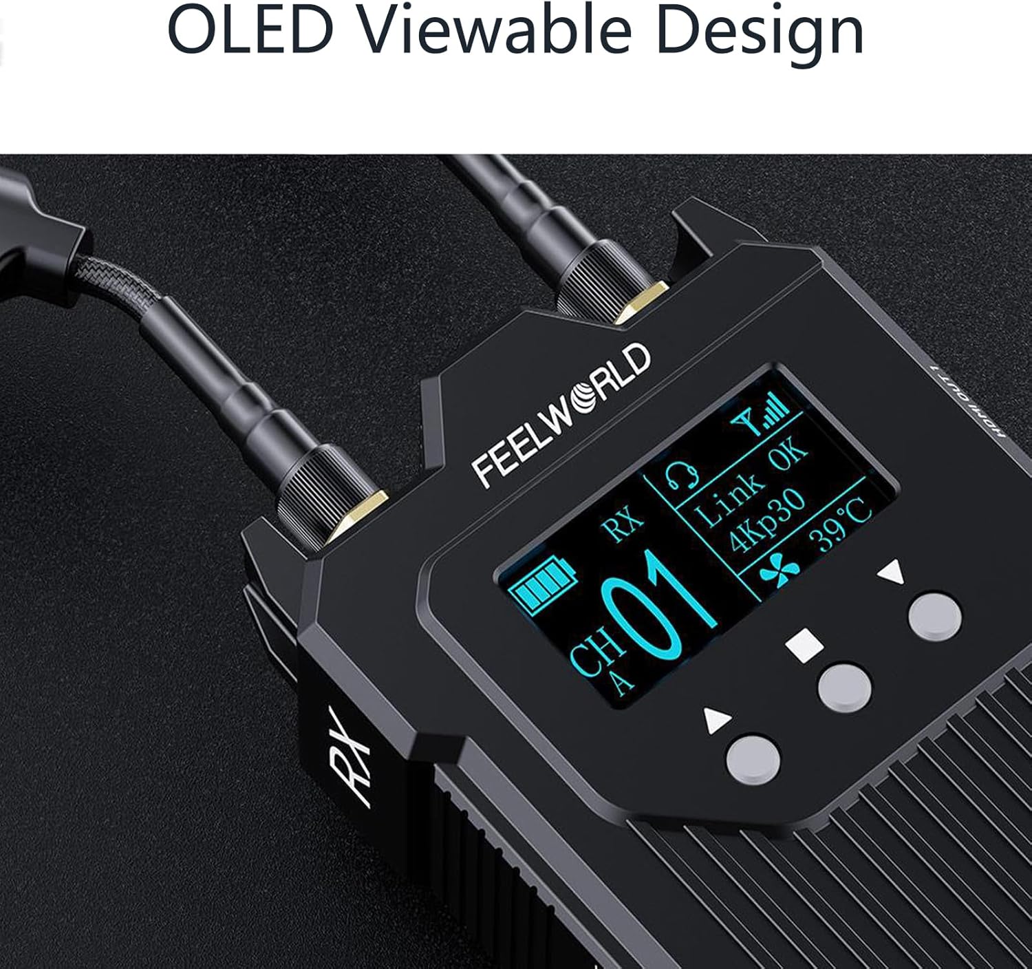 FEELWORLD WT1S 4K Wireless Video Transmission | SDI+ Dual HDMI | 1000ft & 0.08s Low Latency | Full-Duplex Intercom | Direct OBS/VLC Streaming | 1 to 4 Receivers